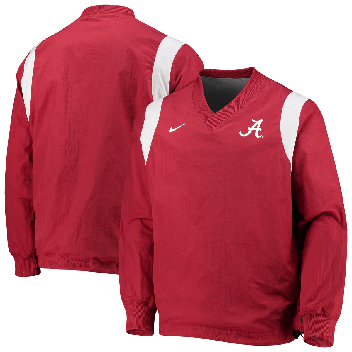 Men's Nike Crimson Alabama Crimson Tide Rev Pullover Windbreaker Jacket