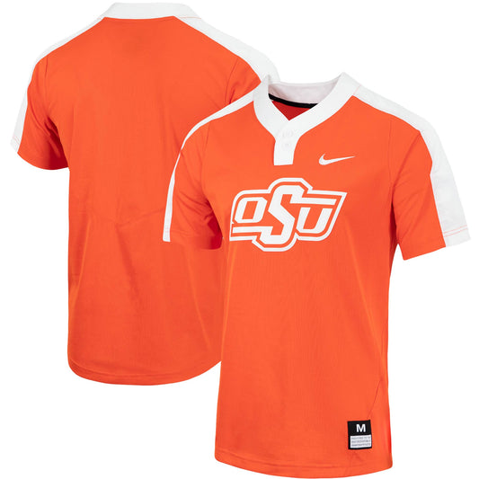 Nike Orange Oklahoma State Cowgirls Replica 2-Button Softball Jersey