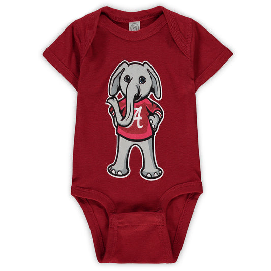 Infant Crimson Alabama Crimson Tide Big Team Logo Bodysuit