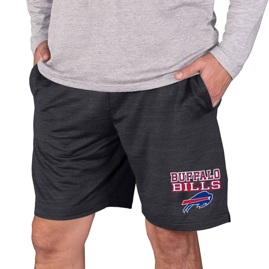 Men's Concepts Sport Charcoal Buffalo Bills Bullseye Knit Jam Shorts