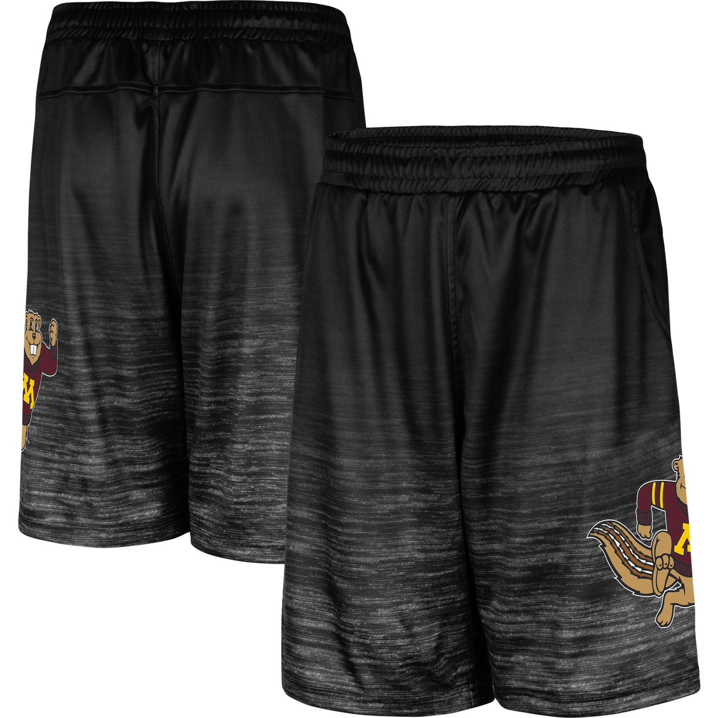 Men's Colosseum Black Minnesota Golden Gophers Broski Shorts