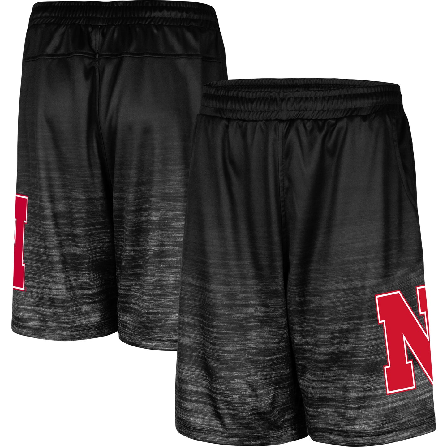 Men's Colosseum Black Nebraska Huskers Broski Shorts