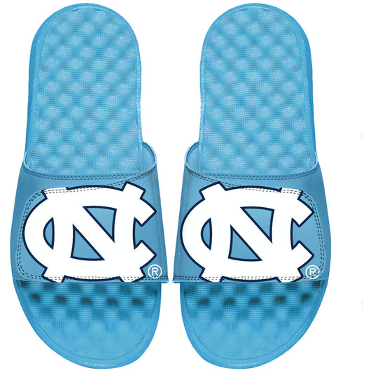 Men's ISlide Carolina Blue North Carolina Tar Heels Blown Up Primary Logo Slide Sandals