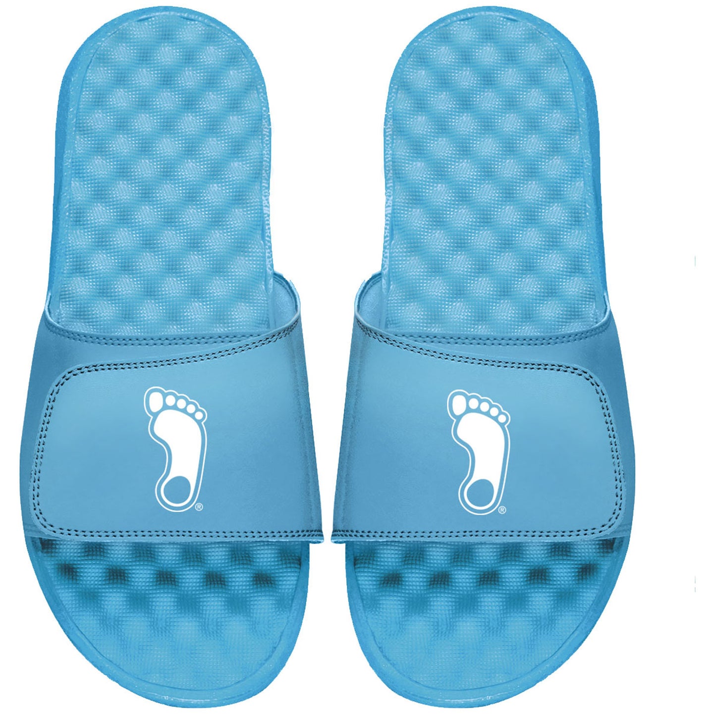 Men's ISlide Carolina Blue North Carolina Tar Heels Secondary Logo Slide Sandals