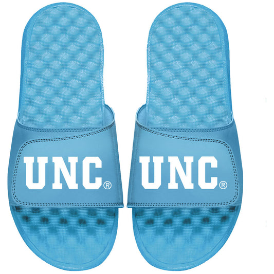 Men's ISlide Carolina Blue North Carolina Tar Heels UNC Wordmark Slide Sandals