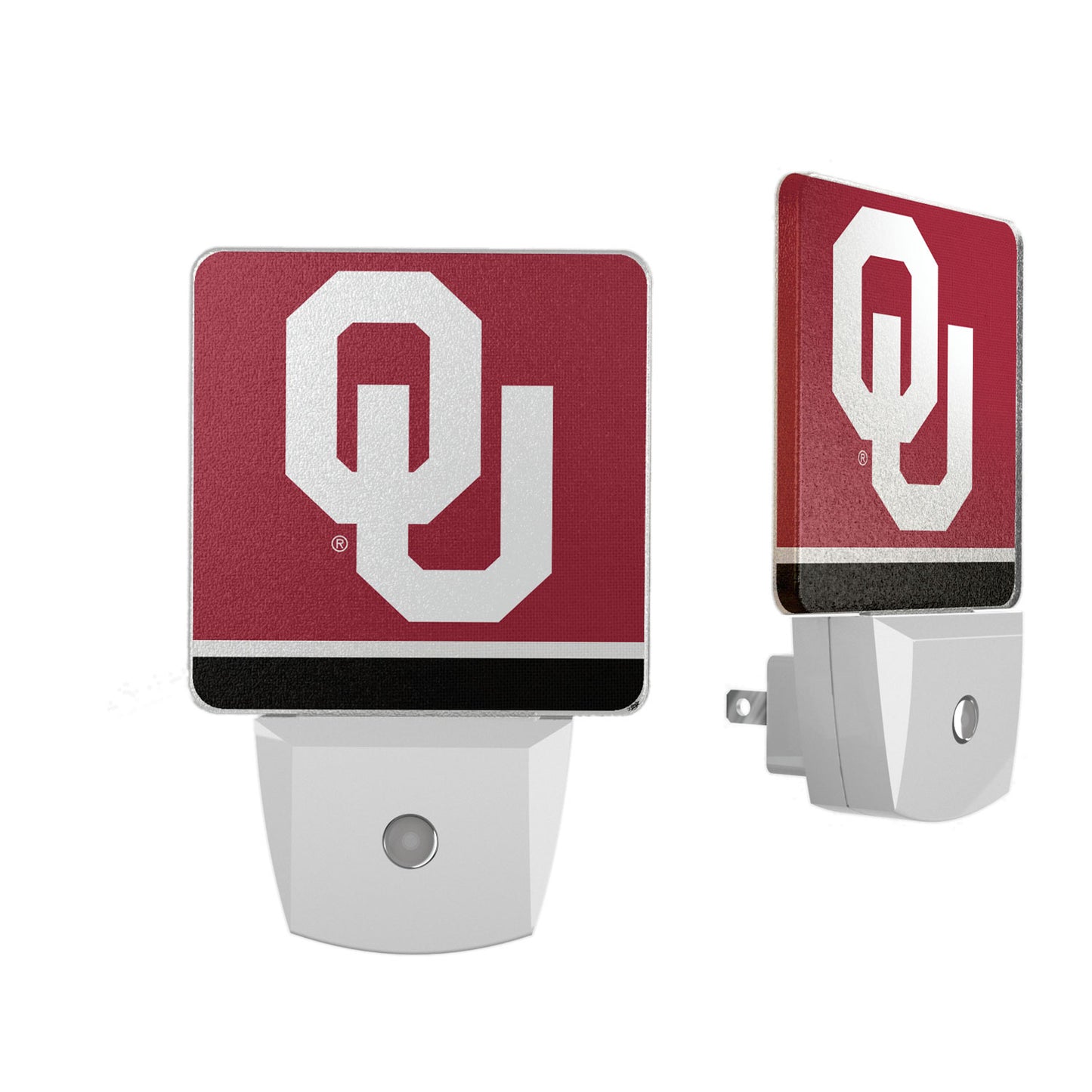 Oklahoma Sooners Stripe Design Nightlight 2-Pack