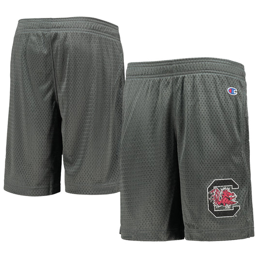 Youth Champion Charcoal South Carolina Gamecocks Classic Mesh Shorts