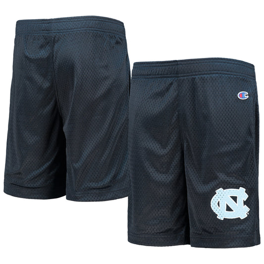 Youth Champion Navy North Carolina Tar Heels Classic Mesh Shorts