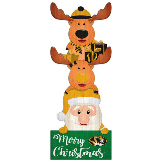 Missouri Tigers 31'' Santa Stack Leaner