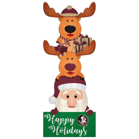 Florida State Seminoles 31'' Santa Stack Leaner