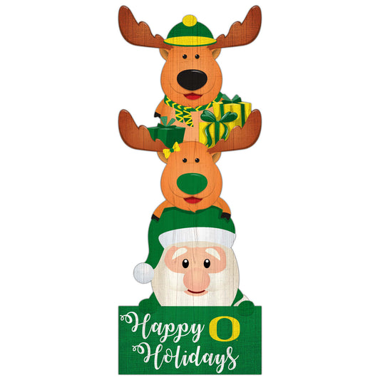 Oregon Ducks 31'' Santa Stack Leaner