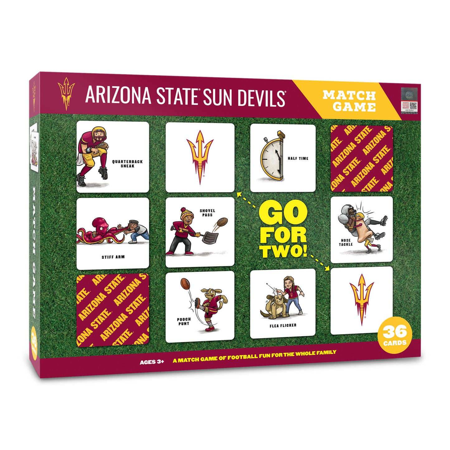 Arizona State Sun Devils Licensed Memory Match Game