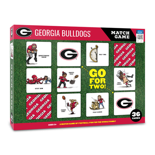 Georgia Bulldogs Licensed Memory Match Game