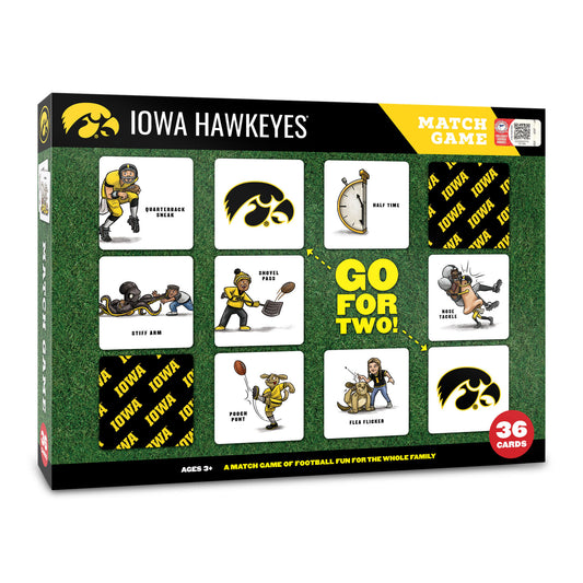 Iowa Hawkeyes Licensed Memory Match Game