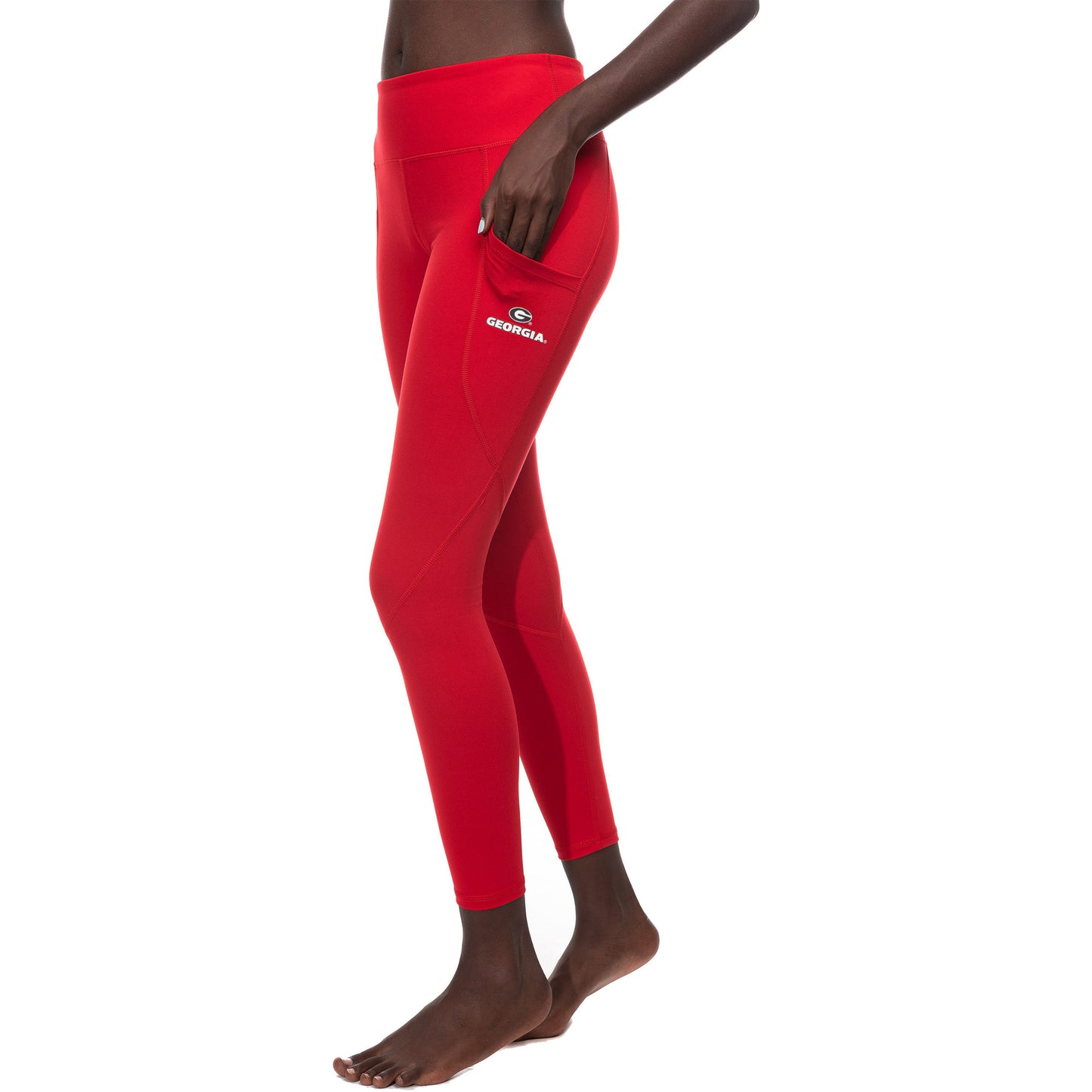 Women's ZooZatz Red Georgia Bulldogs Pocketed Leggings