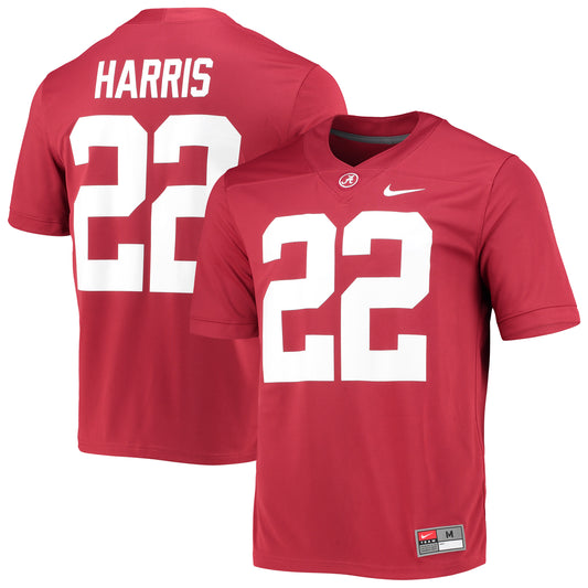 Men's Nike Najee Harris Crimson Alabama Crimson Tide 2021 Draft Class Game Jersey