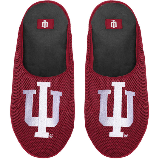 Youth FOCO Indiana Hoosiers Big Logo Colorblock Mesh Slippers