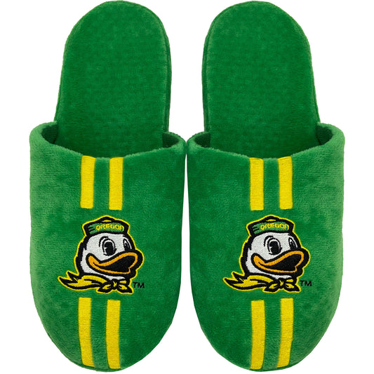 Men's FOCO Oregon Ducks Striped Team Slippers