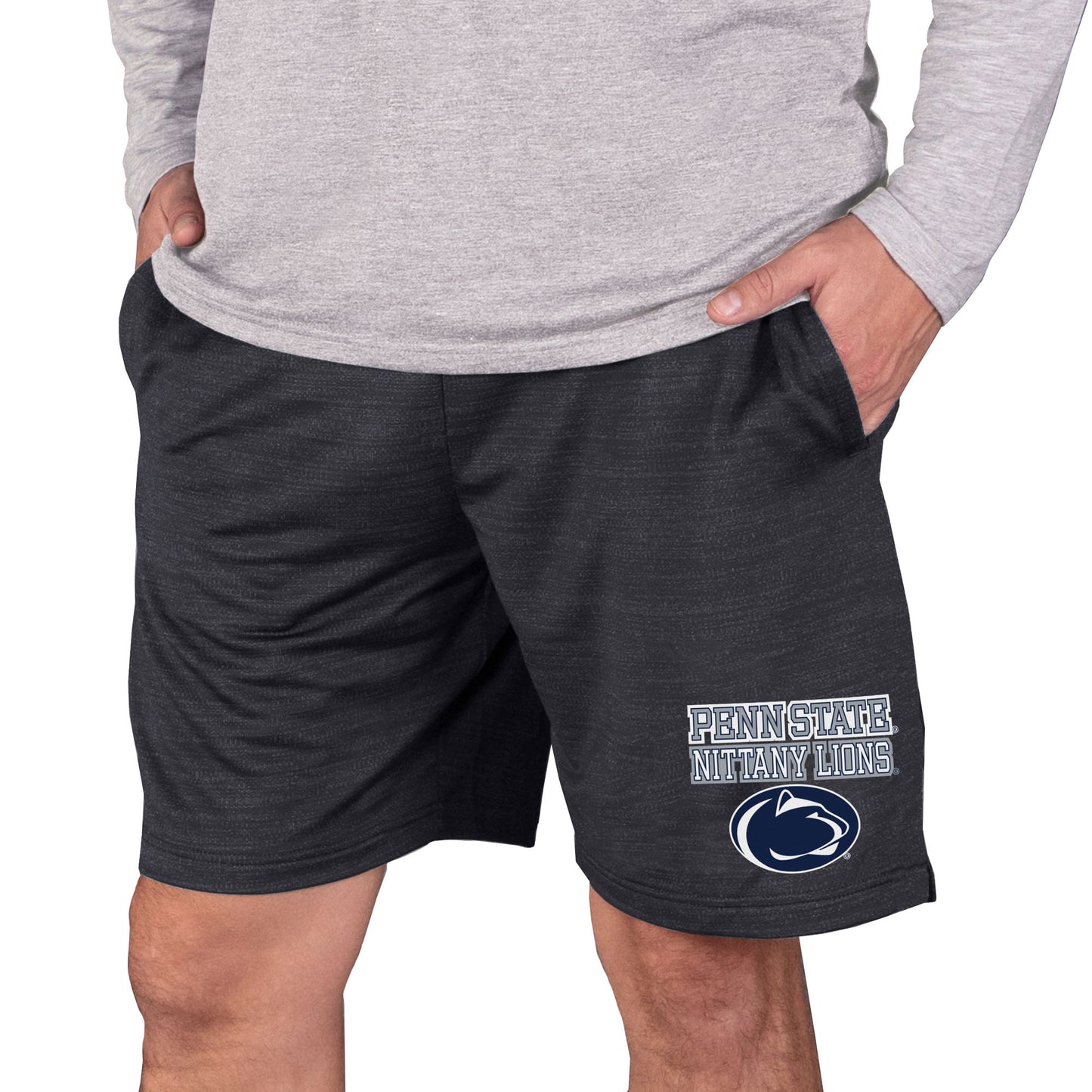 Men's Concepts Sport Charcoal Penn State Nittany Lions Bullseye Knit Jam Shorts