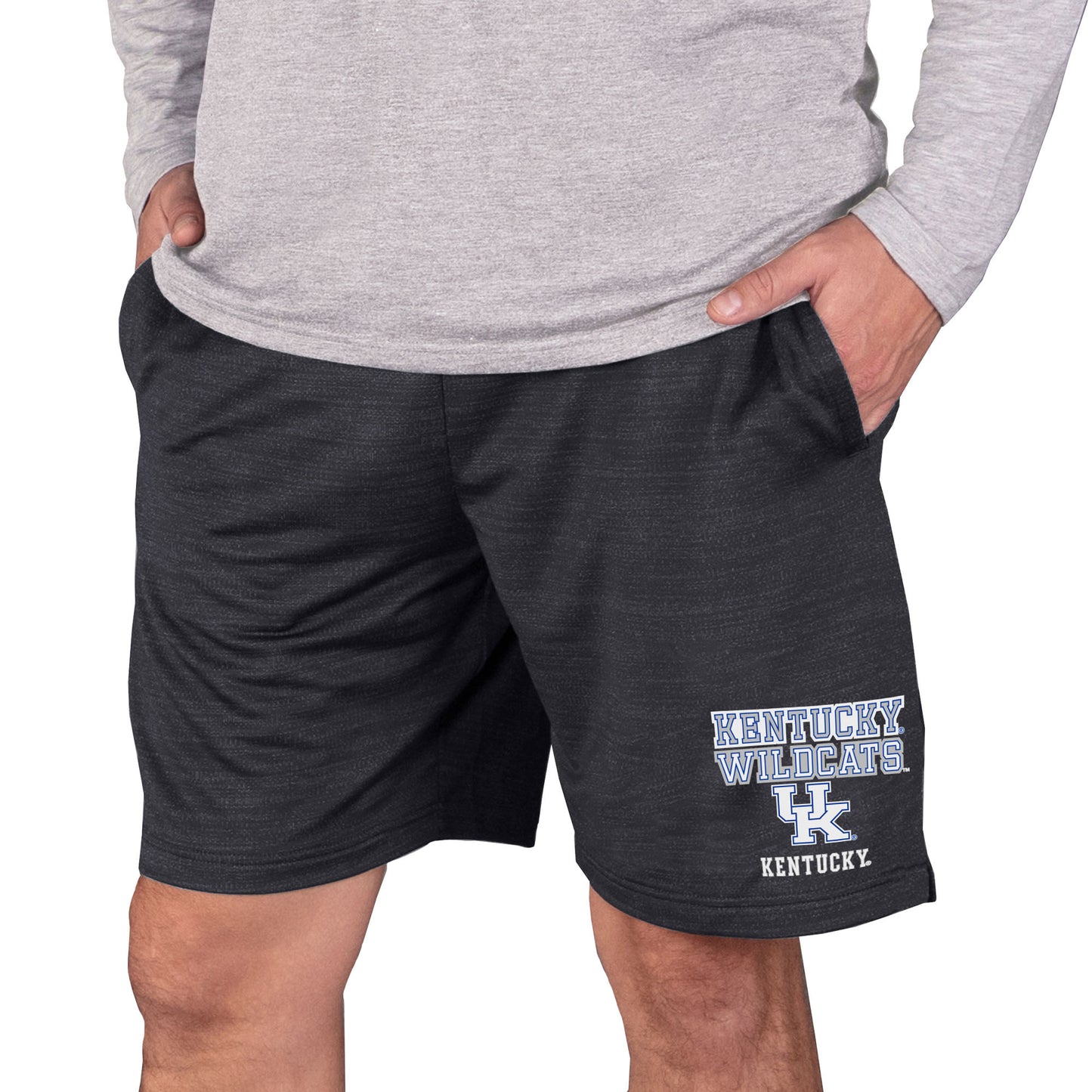 Men's Concepts Sport Charcoal Kentucky Wildcats Bullseye Knit Jam Shorts
