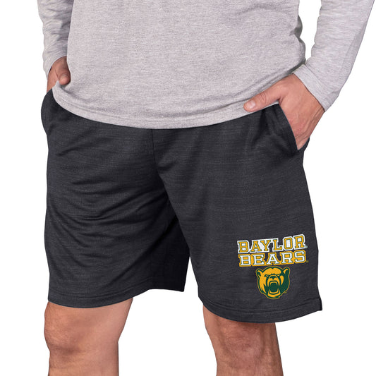 Men's Concepts Sport Charcoal Baylor Bears Bullseye Knit Jam Shorts