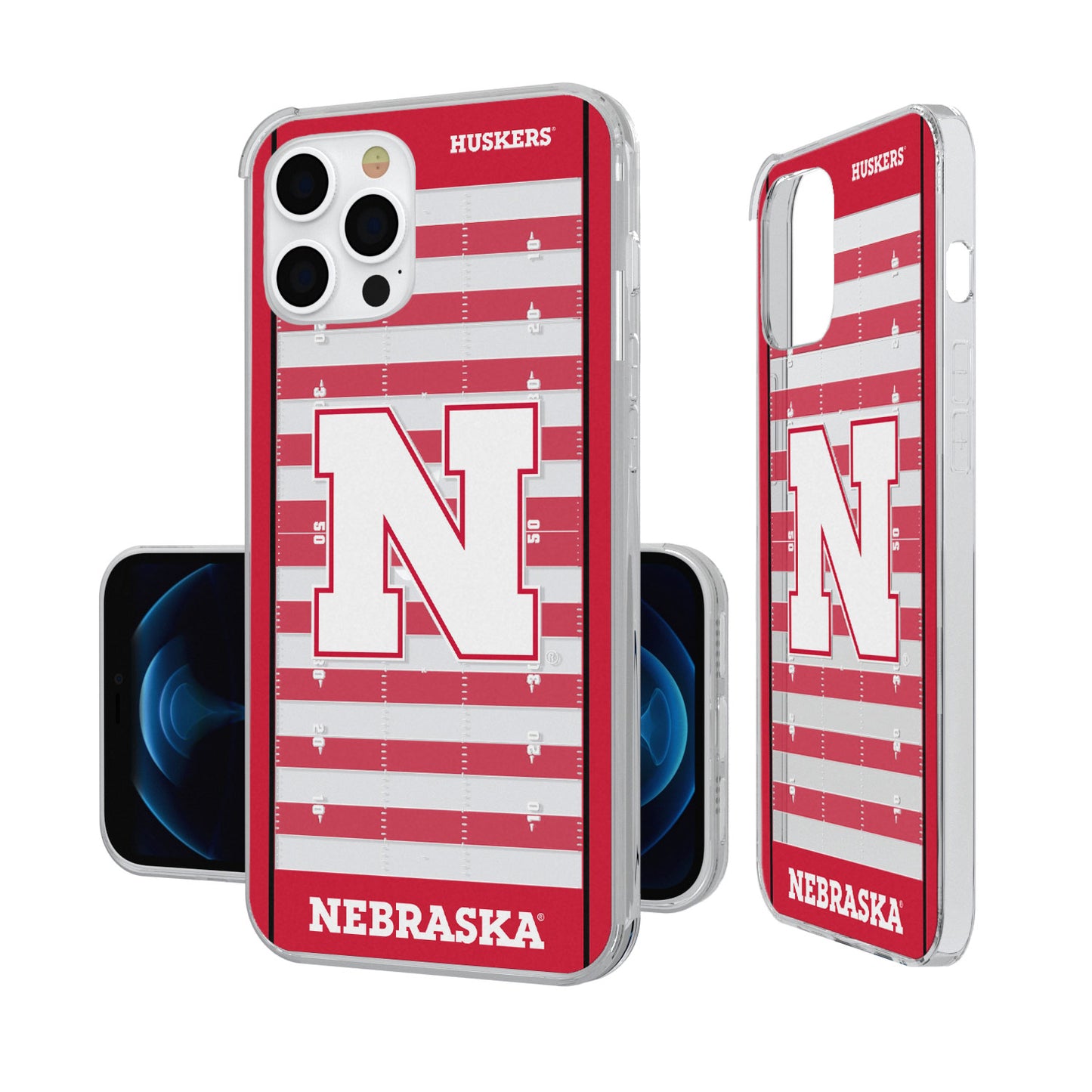 Nebraska Huskers iPhone Field Design Clear Case