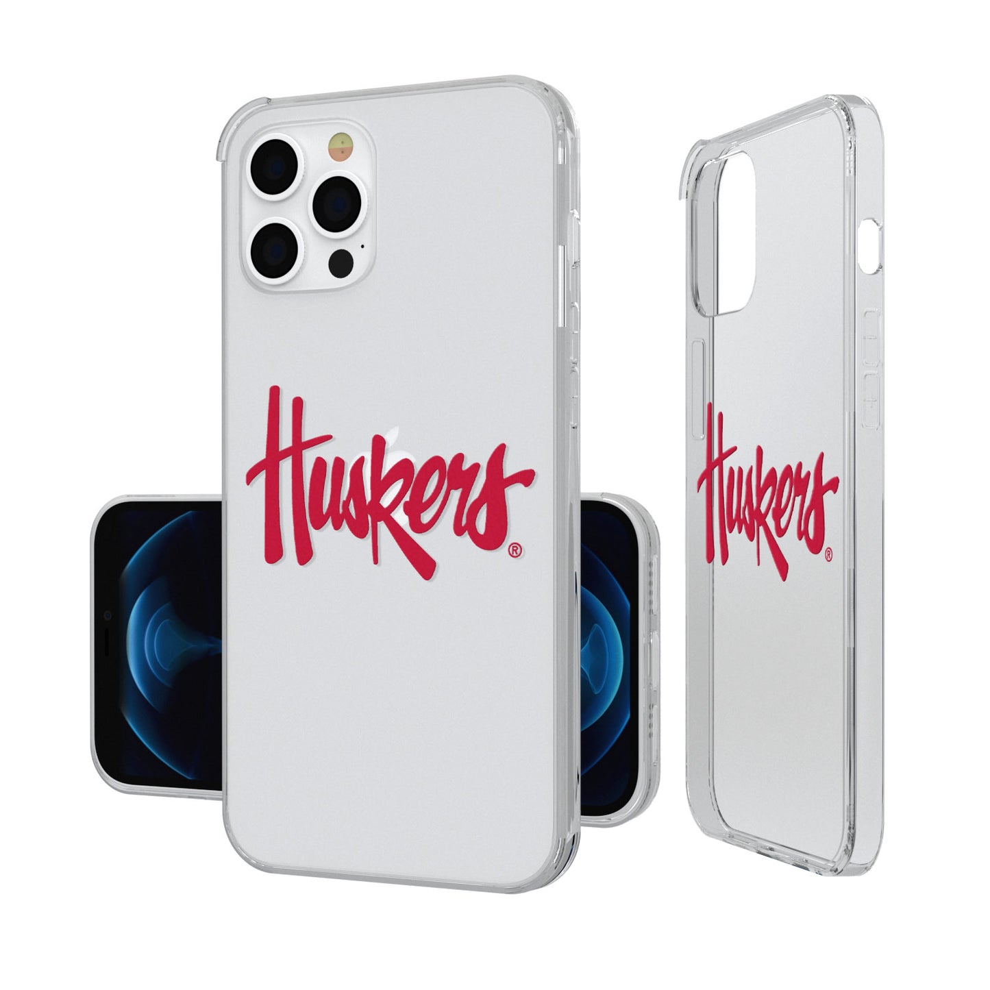 Nebraska Huskers iPhone Insignia Design Clear Case