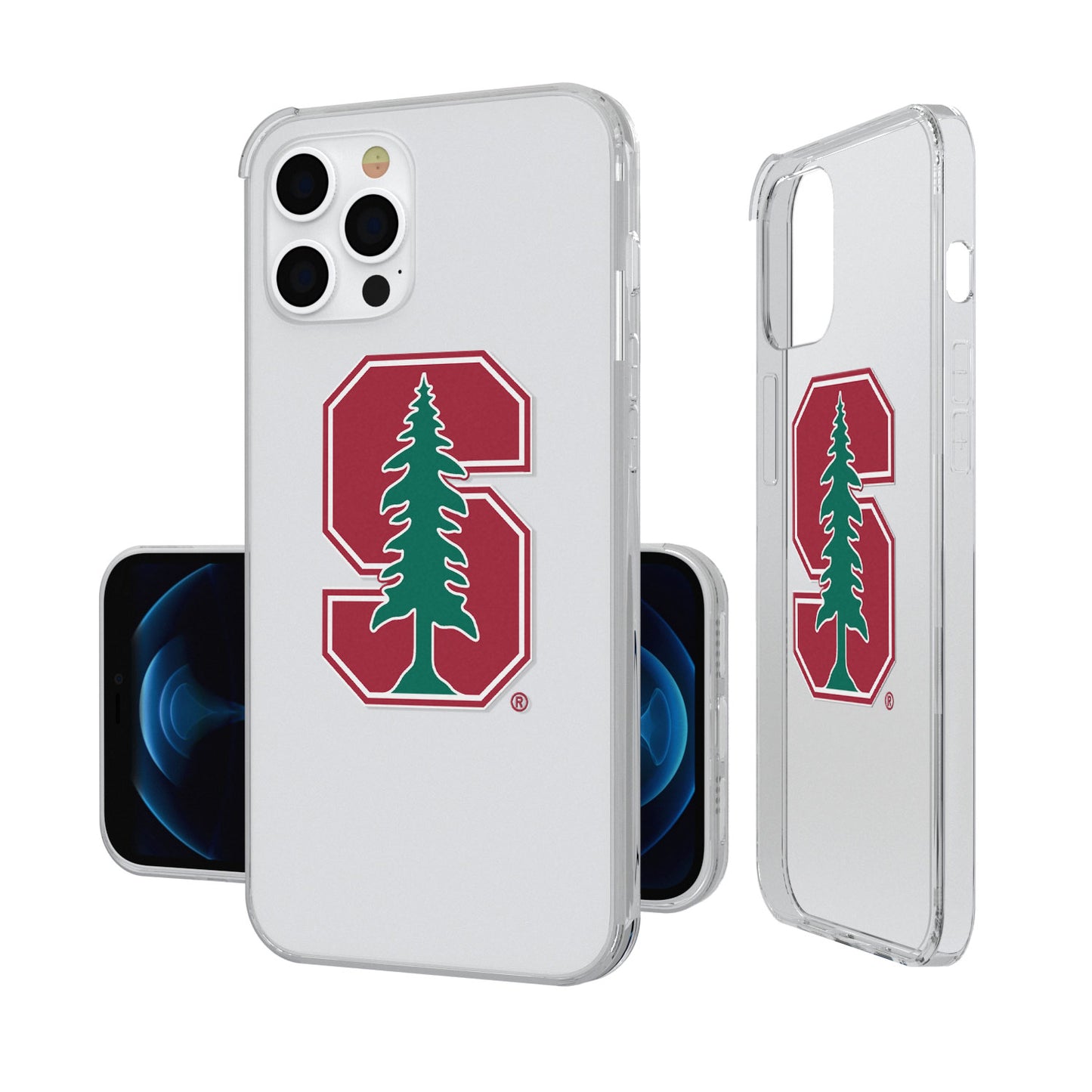 Stanford Cardinal iPhone Insignia Design Clear Case