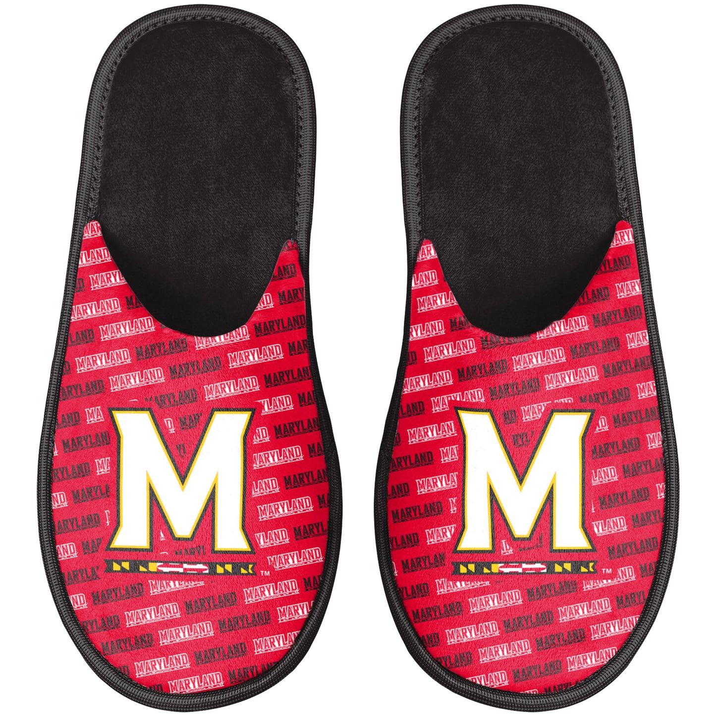 Youth FOCO Maryland Terrapins Team Scuff Slippers