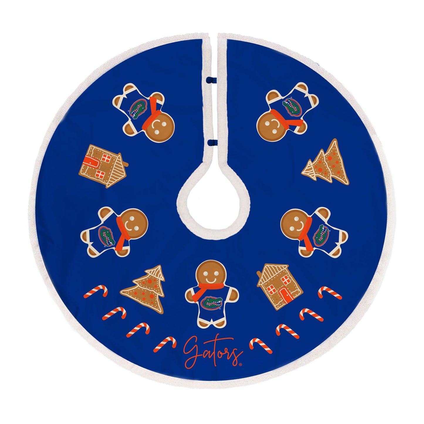 Florida Gators Gingerbread Tree Skirt