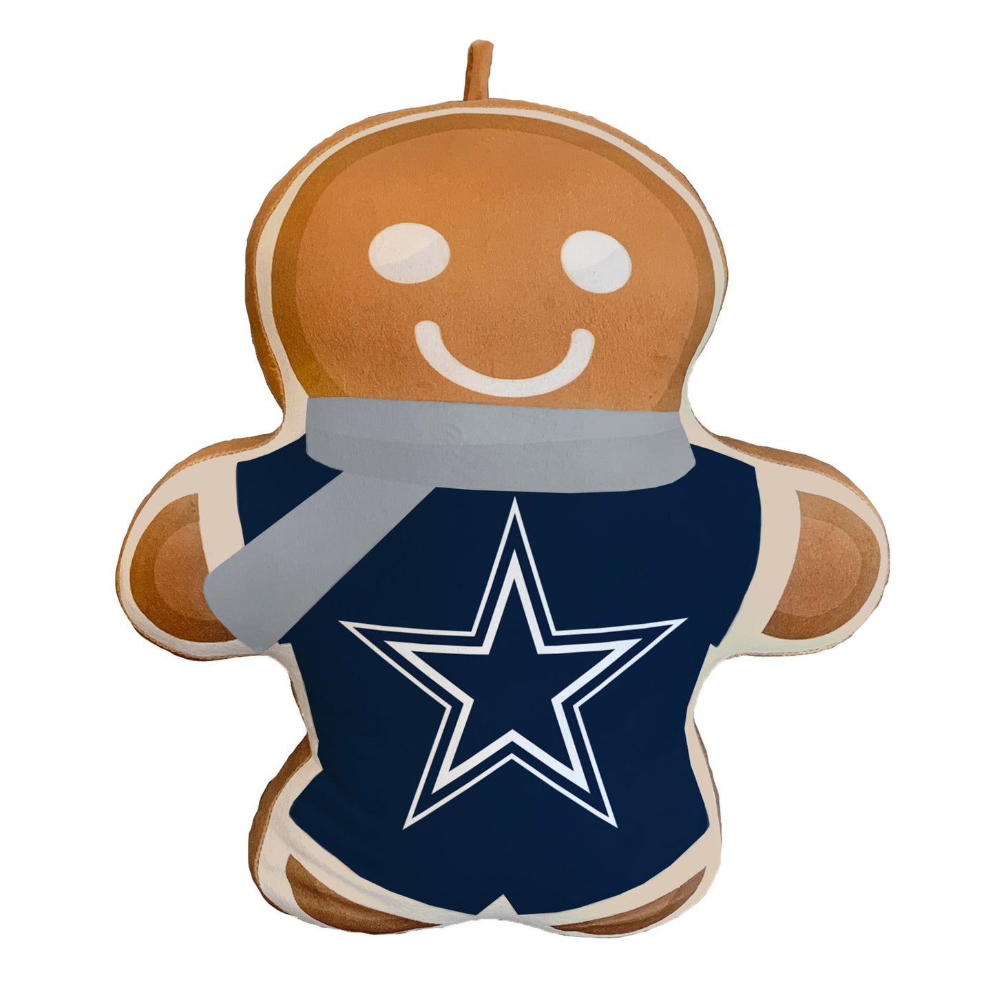 Dallas Cowboys Gingerbread Holiday Plushlete