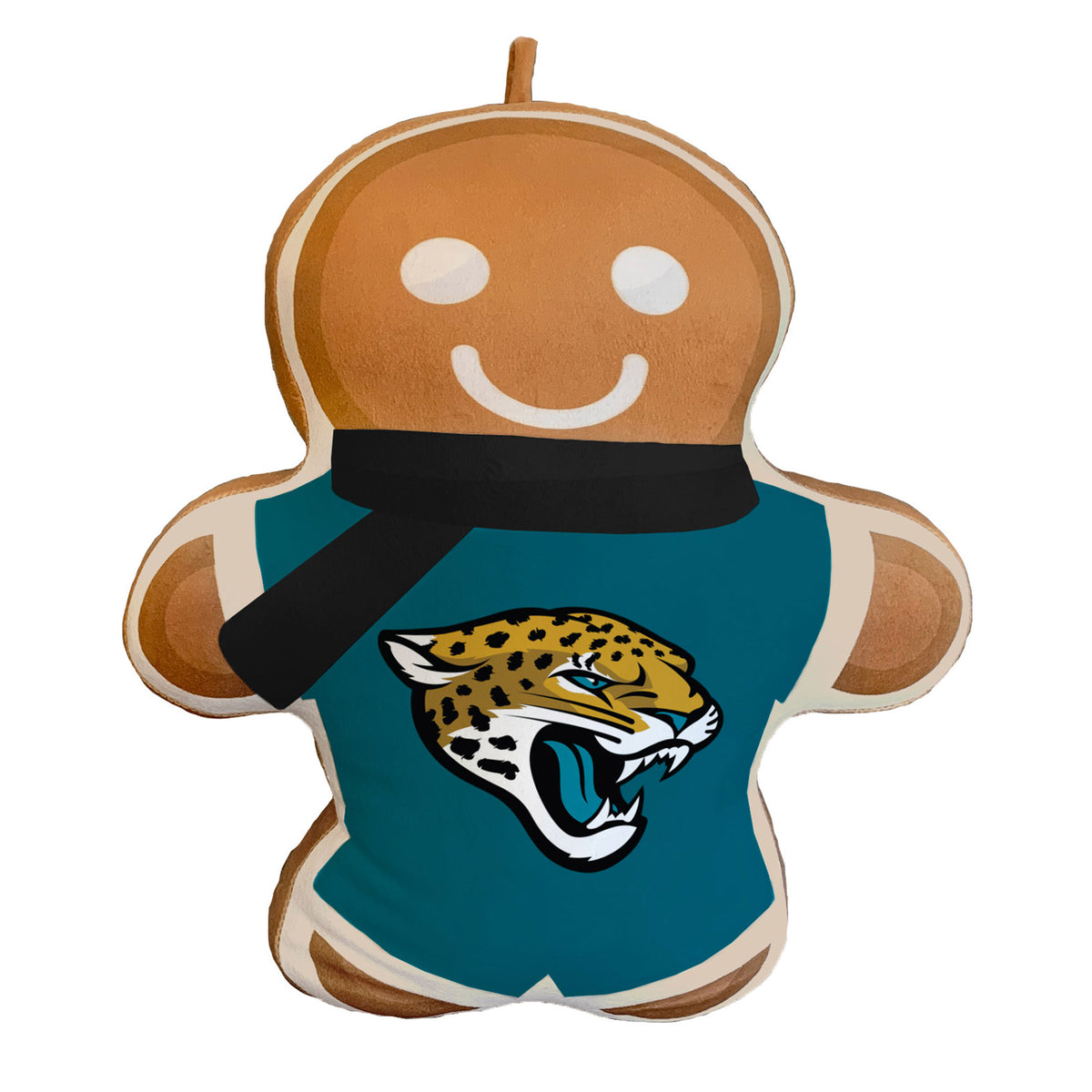 Jacksonville Jaguars Gingerbread Holiday Plushlete