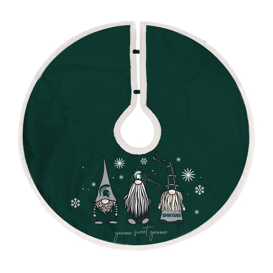 Michigan State Spartans Gnome Tree Skirt