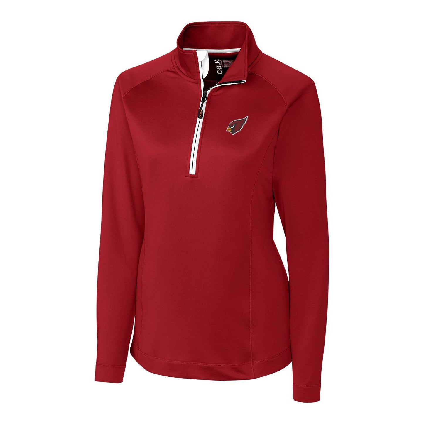 Women's Cutter & Buck Cardinal Arizona Cardinals Jackson Half-Zip Overknit Pullover Jacket