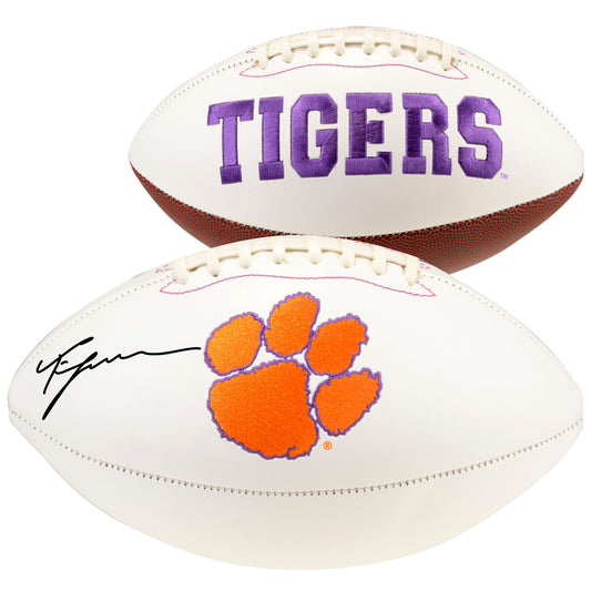 Trevor Lawrence Clemson Tigers Autographed White Panel Football