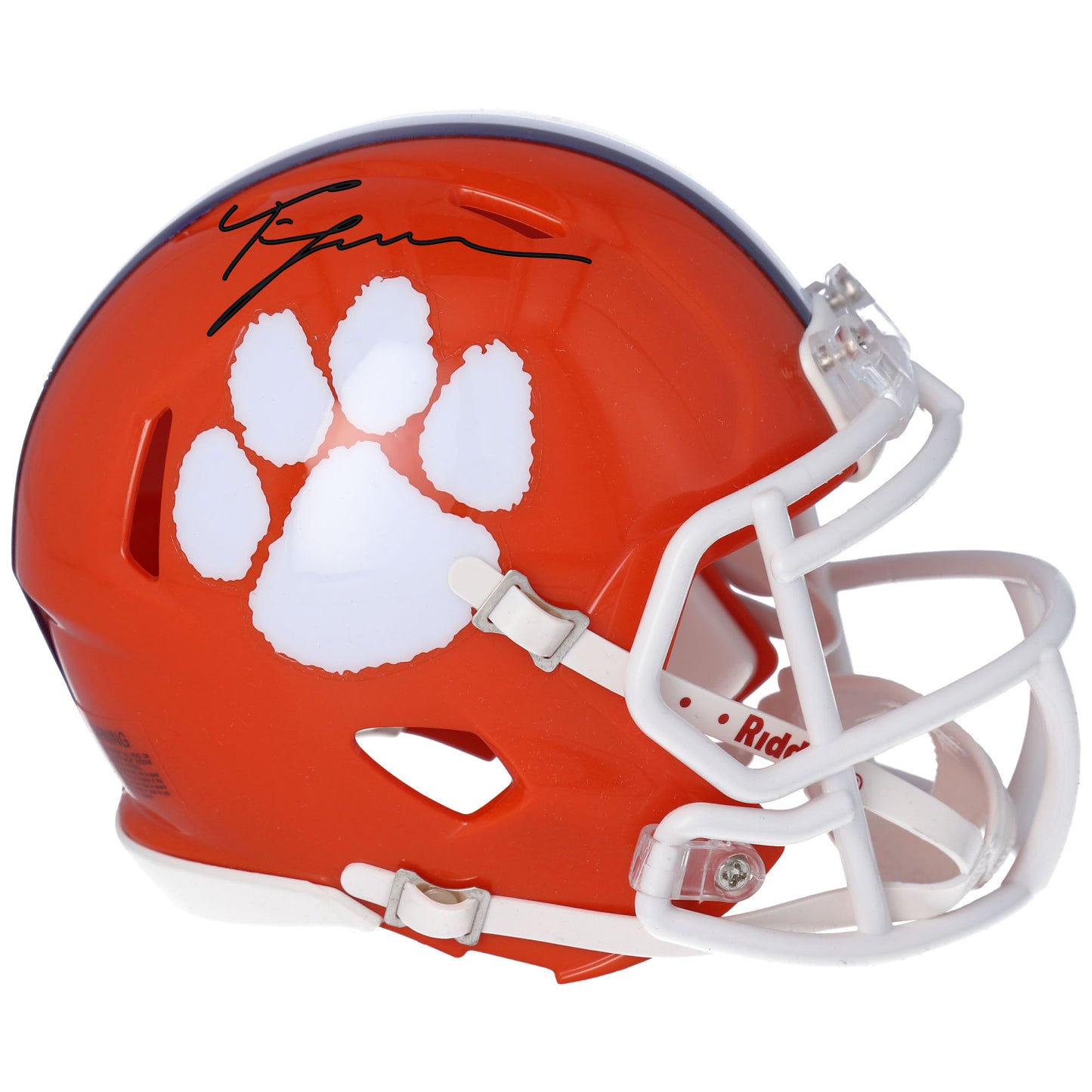 Trevor Lawrence Clemson Tigers Autographed Riddell Speed Mini Helmet