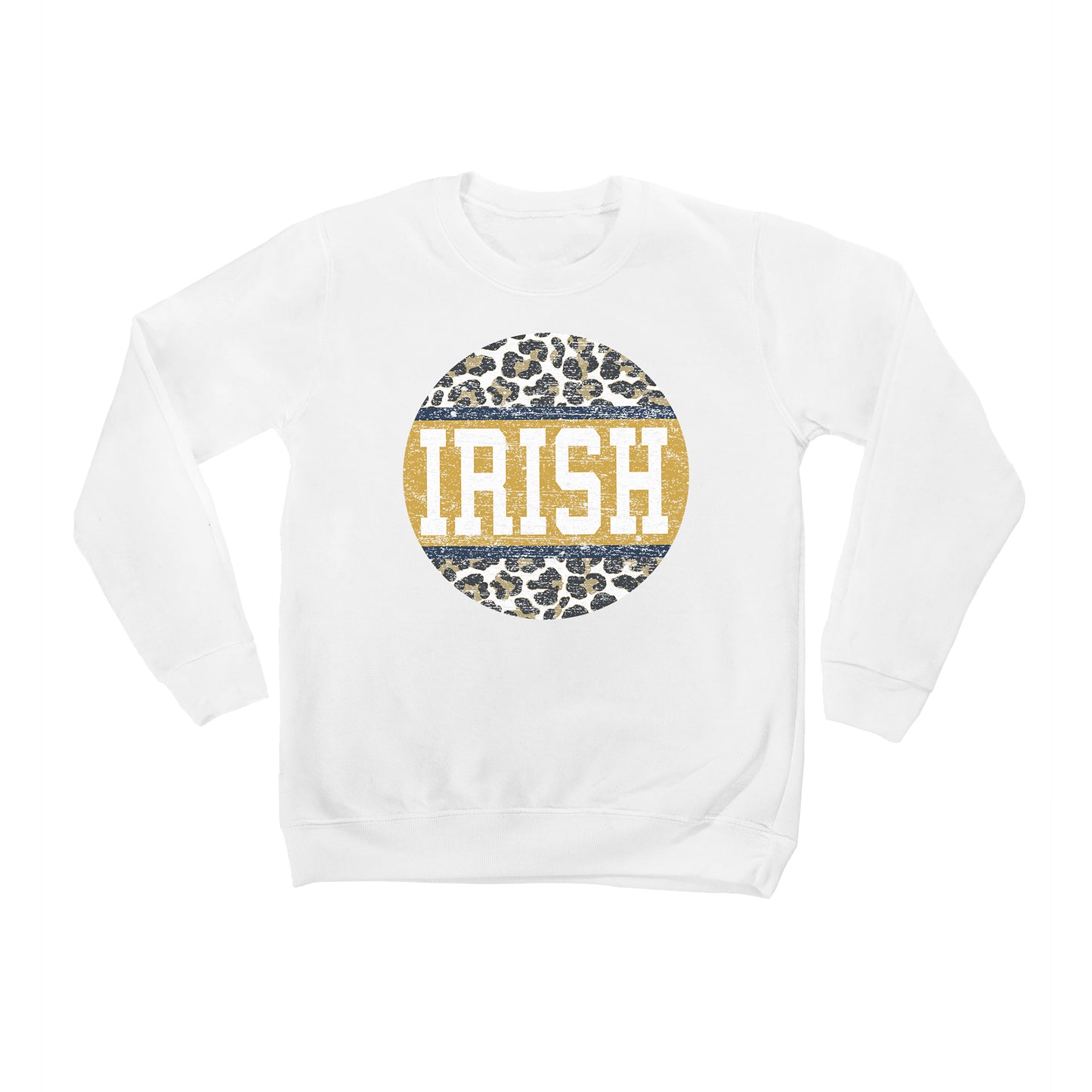 Youth White Notre Dame Fighting Irish Scoop & Score Pullover Sweatshirt