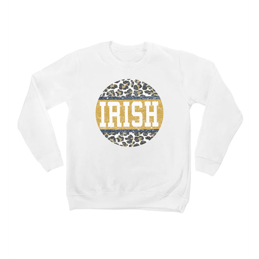 Youth White Notre Dame Fighting Irish Scoop & Score Pullover Sweatshirt