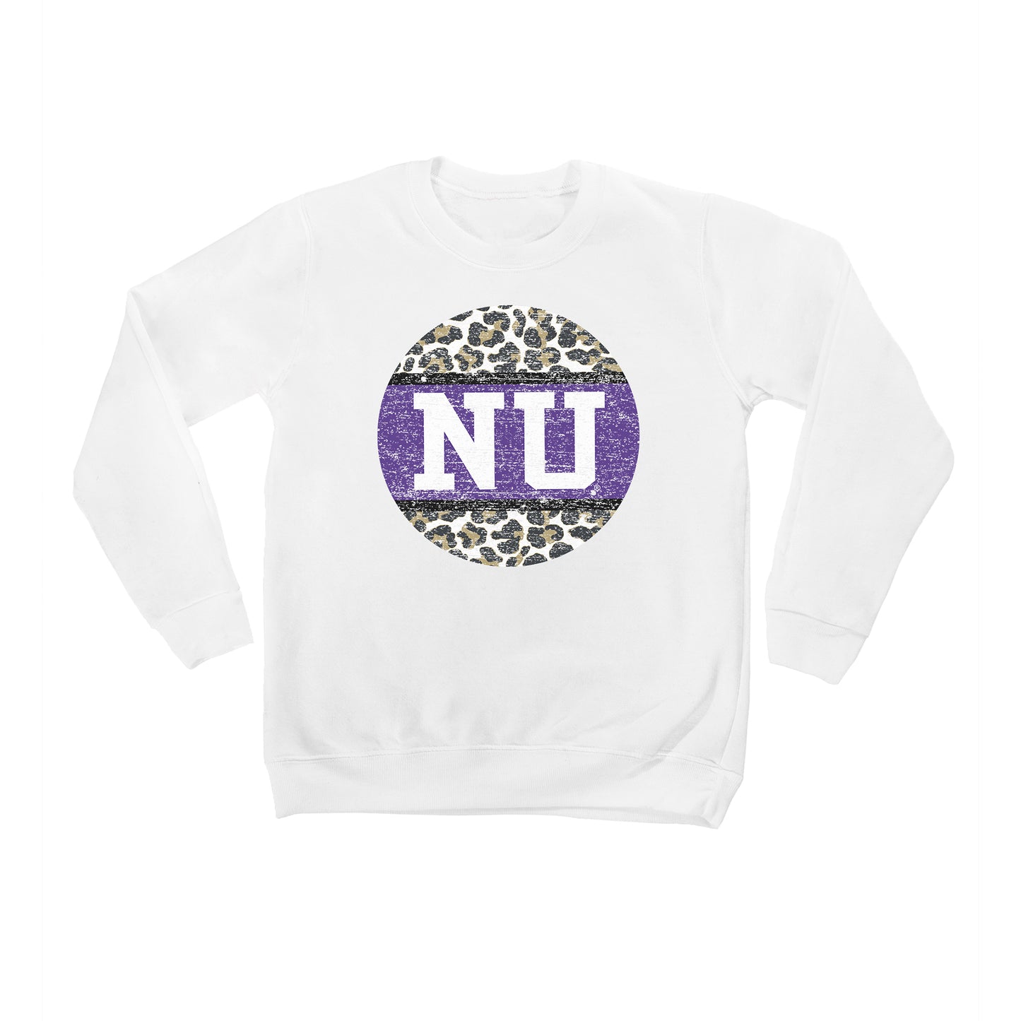 Youth White Northwestern Wildcats Scoop & Score Pullover Sweatshirt