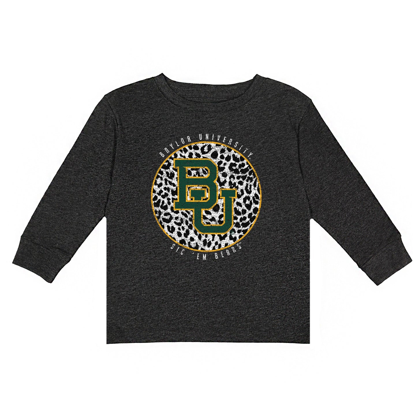 Youth Charcoal Baylor Bears Call the Shots Long Sleeve T-Shirt