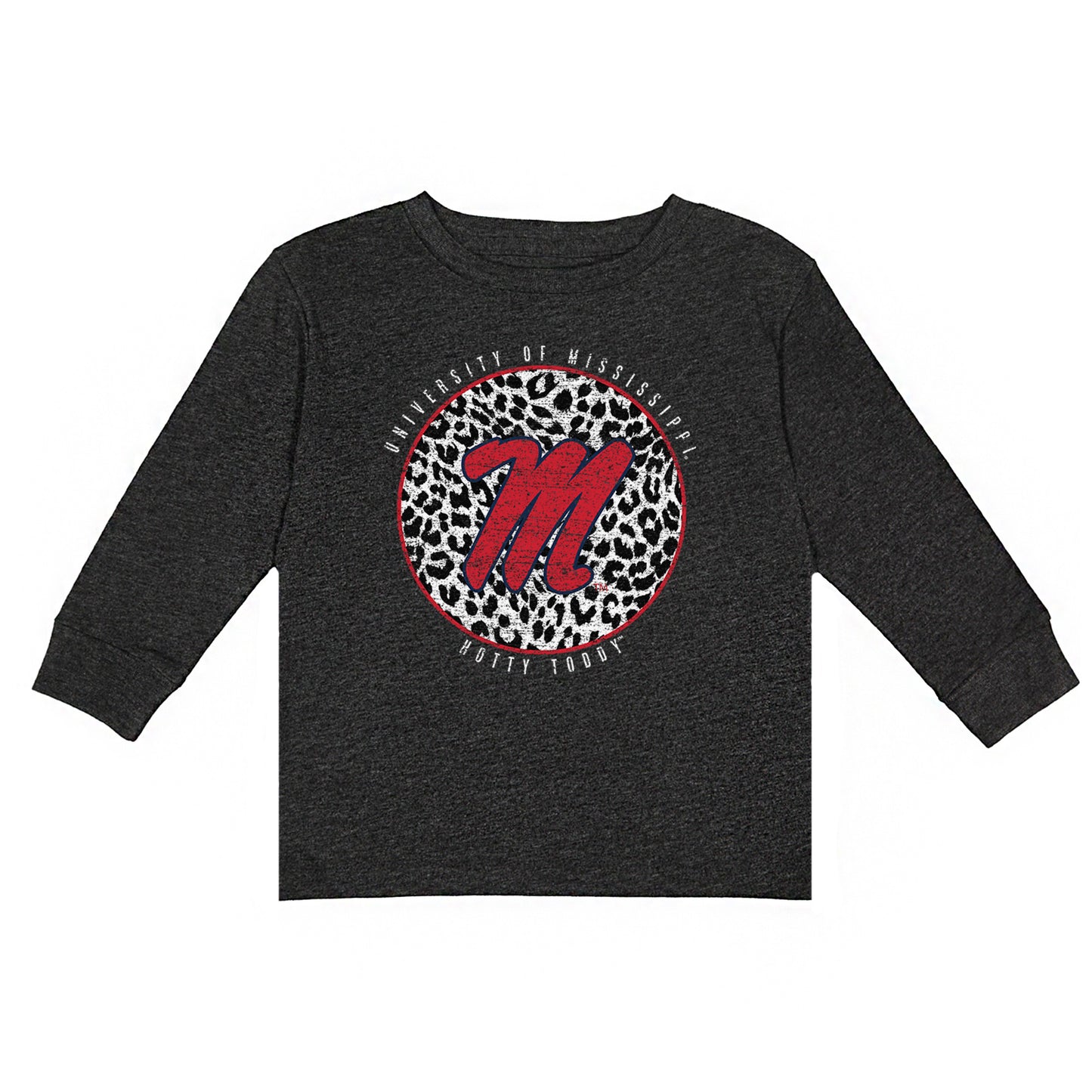 Youth Charcoal Ole Miss Rebels Call the Shots Long Sleeve T-Shirt