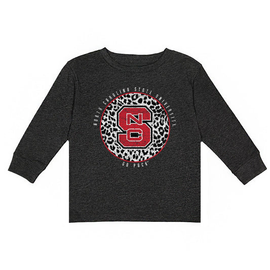 Youth Charcoal NC State Wolfpack Call the Shots Long Sleeve T-Shirt