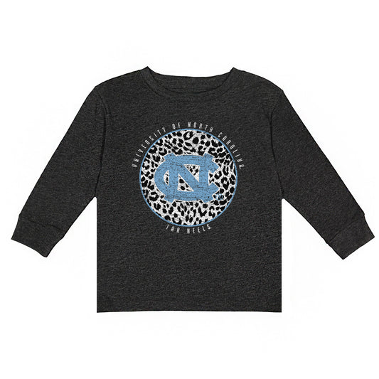 Youth Charcoal North Carolina Tar Heels Call the Shots Long Sleeve T-Shirt