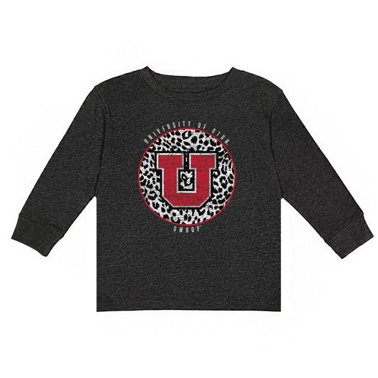 Youth Charcoal Utah Utes Call the Shots Long Sleeve T-Shirt