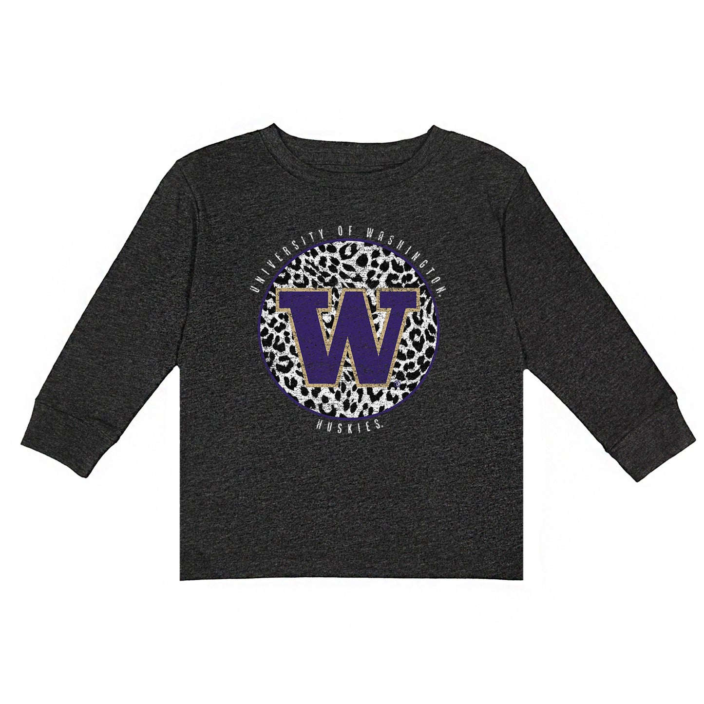 Youth Charcoal Washington Huskies Call the Shots Long Sleeve T-Shirt