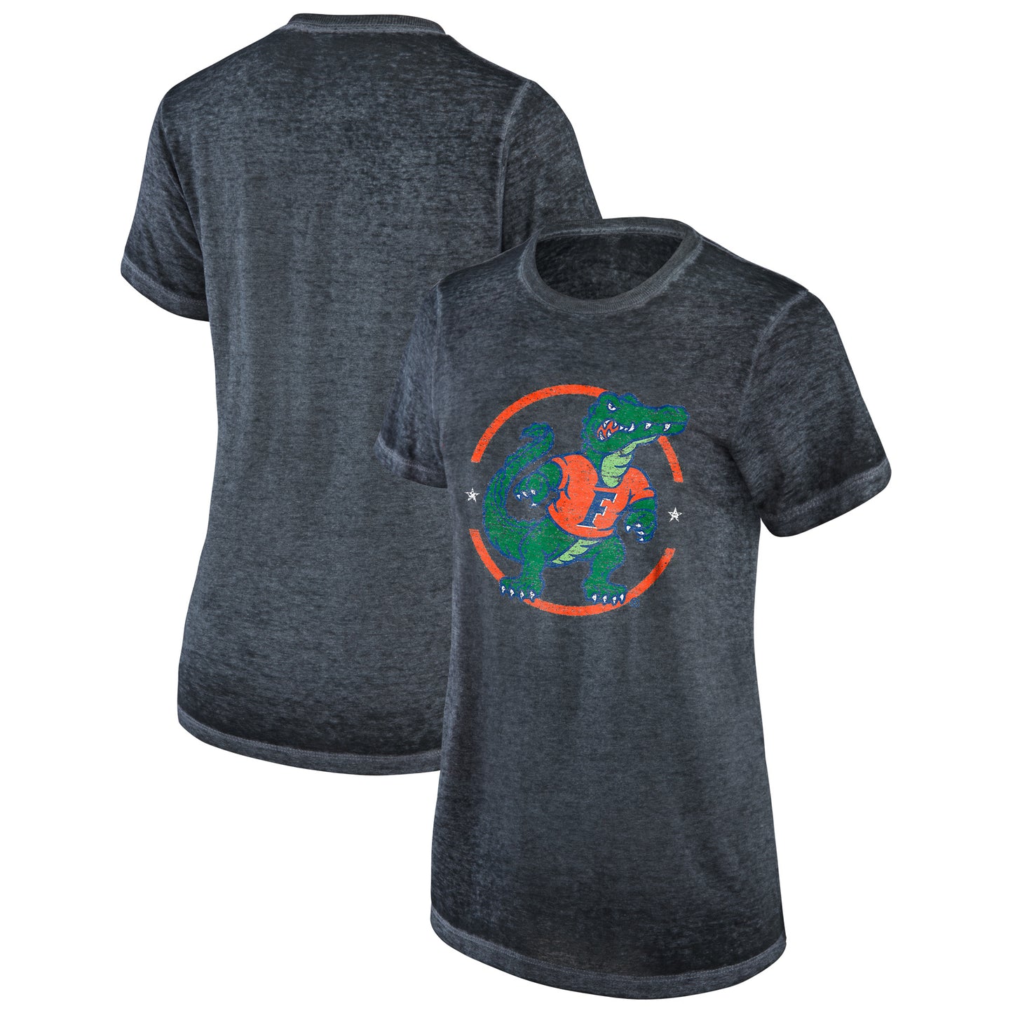 Women's Charcoal Florida Gators End Zone Boyfriend T-Shirt