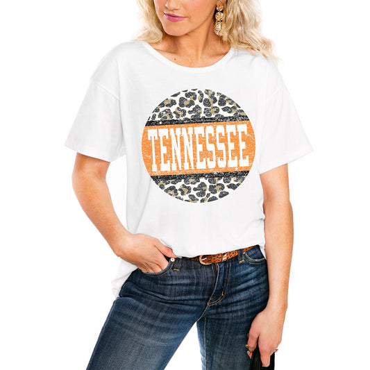 Women's White Tennessee Volunteers Scoop & Score Easy T-Shirt