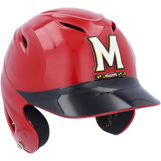 Maryland Terrapins Game-Used Red Under Armour Batting Helmet from the Baseball Program - Size 7 1/8