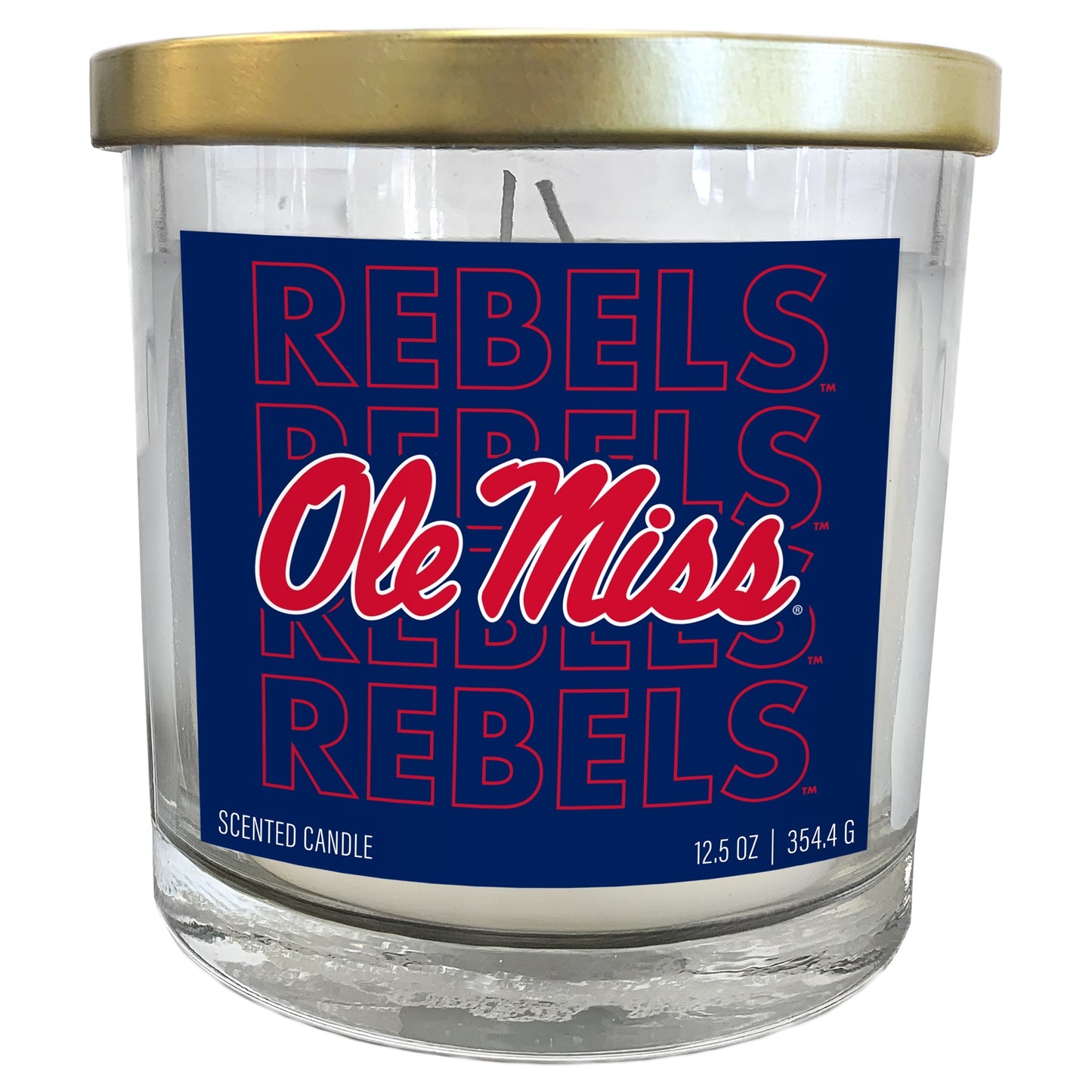 Ole Miss Rebels Echo Team Candle