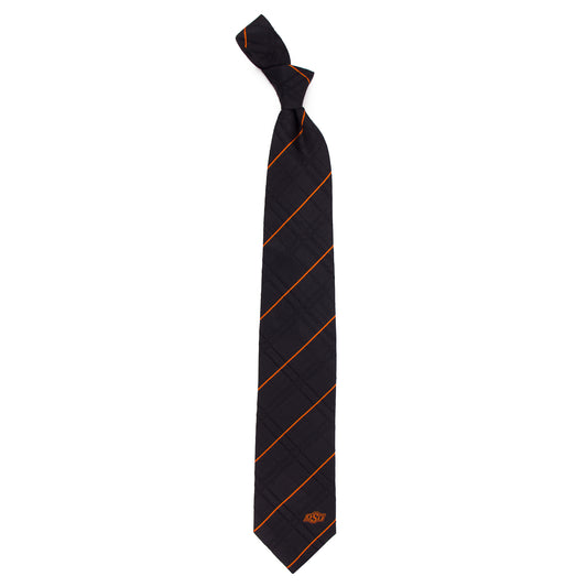 Oklahoma State Cowboys Black Oxford Woven Tie